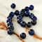 Dark Blue Tiger Eye Round Beads, 8mm by Bead Landing™